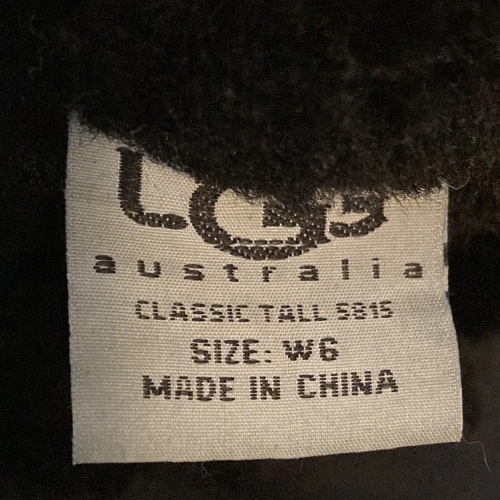 UGG Classic Tall II Black Size 6